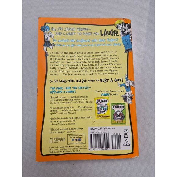 I Funny: A Middle School Story By James Patterson & Chris Grabenstein Paperback - Picture 3 of 7